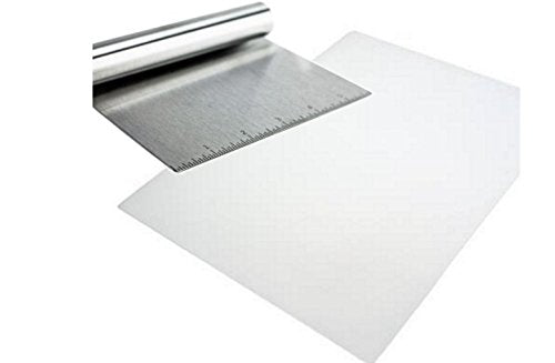 Stainless Steel Food Scraper And Chopper Large Griddle Spatula Kitchen Tool Gadget By Merry Bird