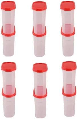 Tupperware Modular Mates Oval Polypropylene Grocery Container 1100 Ml Pack Of 12 (Multicolor)