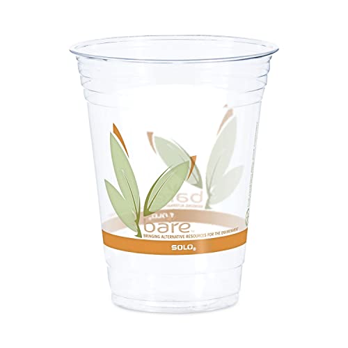 Bare Eco-Forward Rpet Cold Cups, 16-18 Oz, Clear, 50/Pack