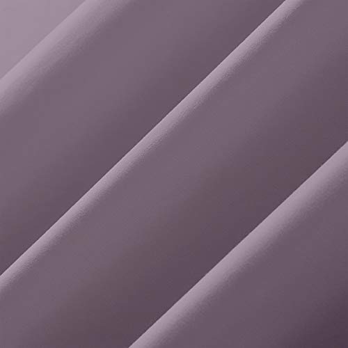 Bhoomi Impex Room Darkening Blackout Curtain Door-8 FEET, Thermal Insulated Eyelet Noise Reducing Blackout Curtains - Lavender S