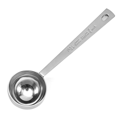 Coffee Scoops, 1 Pc 15 Ml (1 Tpsp) 304 Stainless Steel Coffee Spoons 1 Tablespoon Long Handle Measuring Tablespoon Fits Coffee C