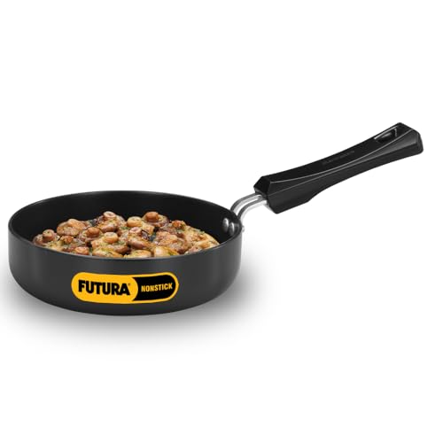 Hawkins Futura 16 Cm Frying Pan, Non Stick Fry Pan, Induction Omelette Pan, Small Frying Pan, Black (Inf16)