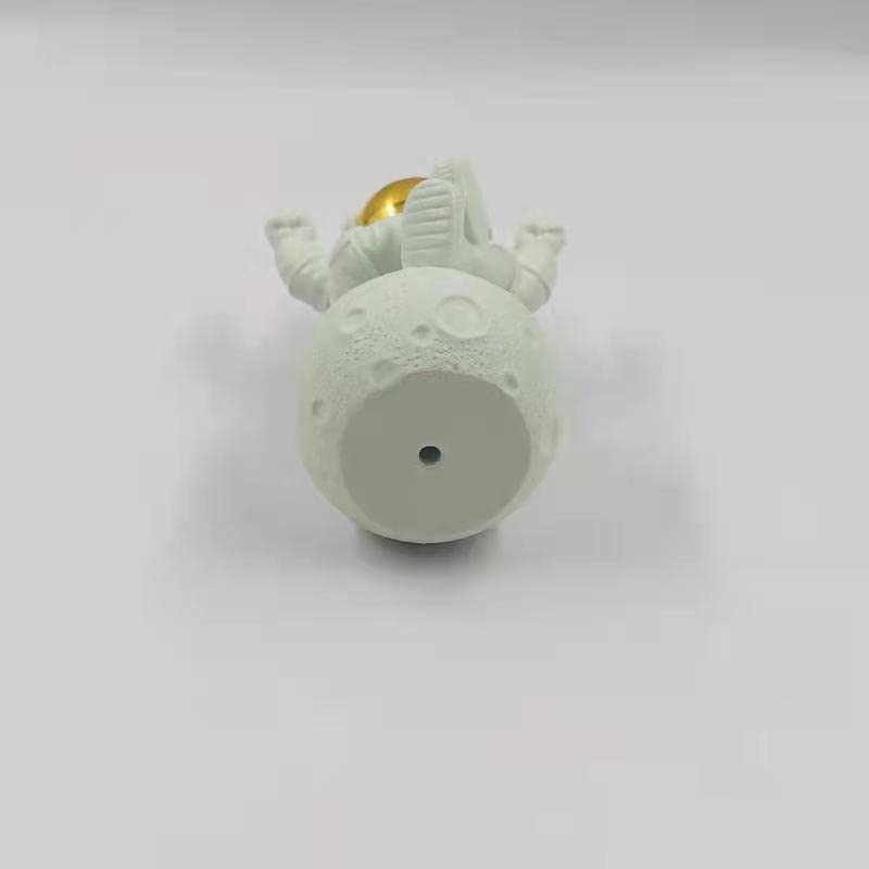 BUBUHSHM Figurine Statue Astronaut Sculpture Spaceman D  cor,Sculptures Home D  cor,White Shelf Decoration,Tabletop Decoration,C