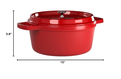 Staub 40509-840-0 Cocotte Round 26Cm Cherry