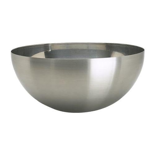 Ikea 000.572.56 Blanda Blank Stainless Steel Solid Serving Bowl (Silver, 14-Inch)