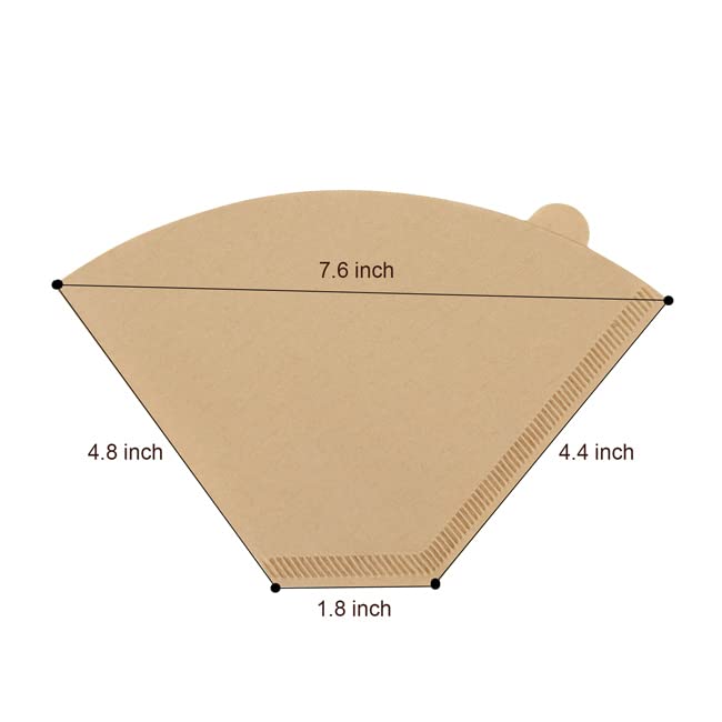 100Pcs Disposable Coffee Paper Filters Compatible With Cuisinart Coffee Maker