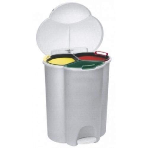 Rubbermaid Commercial Products Trio Pedal Bin 5L R050509