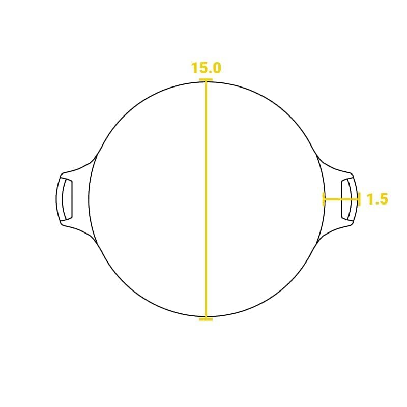 Lodge Cast Iron Pizza Pan, 15 Inch
