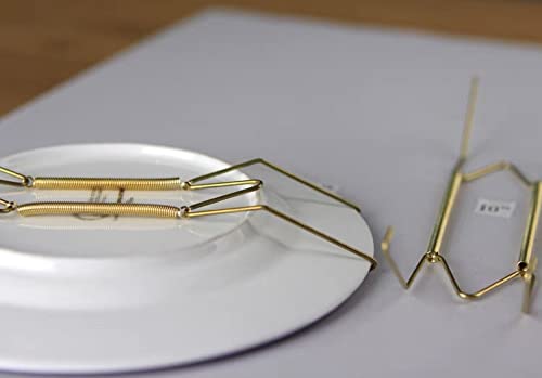 Aketek 10 Pcs 7.5''-9.8'' Practical Houseware Platter Invisible Plate Hanger