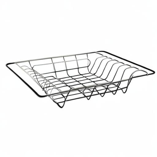 Better Houseware 1484.8 Over Sink Dish Drainer  19.25 x 8.25 x 4.5  Stainless Steel