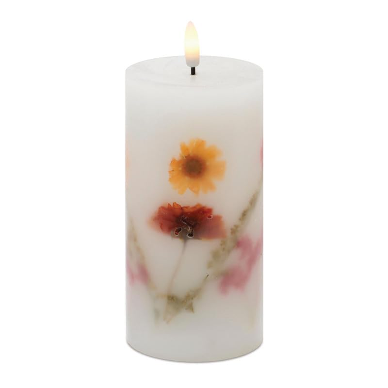 FIA Wick Candle 3D x 6H Wax/Plastic 2 C Batteries Not Included 4 & 8 Hr Timer
