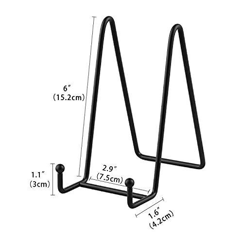 Plate Stands for Display - Iron Easel Stand Plate Holder Display Stand Picture Frame Stand for Pictures | Photo|Decorative Plate