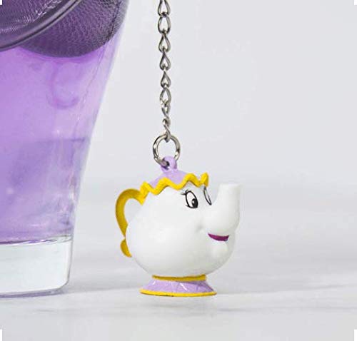 Beauty And The Beast Mrs. Potts Tea Infusers, Tea Steeper For Loose Tea, Cute Cartoon Stainless Steel Fine Mesh Tea Strainer Wit