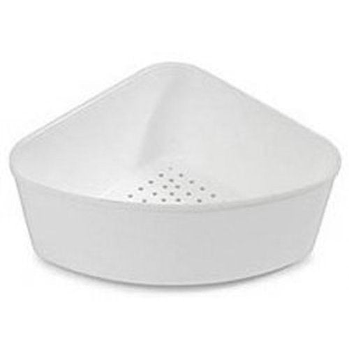 Better Houseware Triangular Kitchen Sink Drain Basket For Food, Sink Food Catcher Basket For Washing Vegetables & Fruits Corner