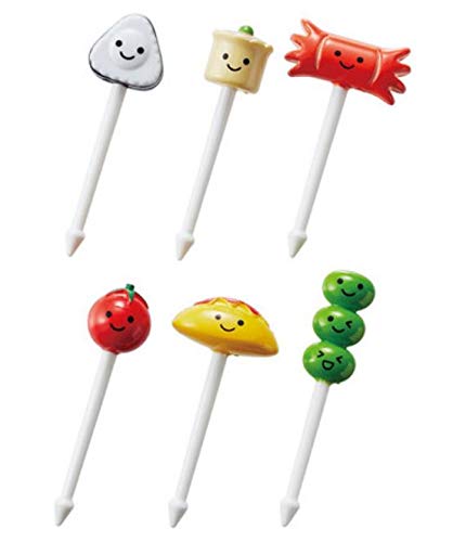 Torune Food Picks Bento Lunch Accessories Japanese Side Dish Picks 6 Pcs