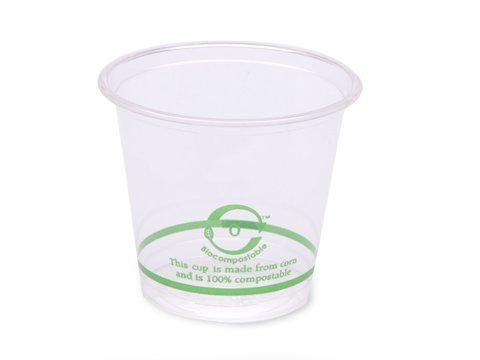 World Centric's 100% Biodegradable  100% Compostable PLA 6oz Cold Cup (Package of 400)