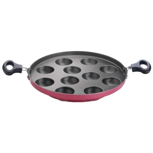 Premier Non-Stick Deluxe 11 Cavity Paniyaram Pan | For Kuzhi Paniyaram, Appe, Paddu & Gunta Ponganalu