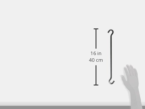 Enclume 15-Inch Extension Hook, Use With Ceiling Pot Racks, Hammered Steel