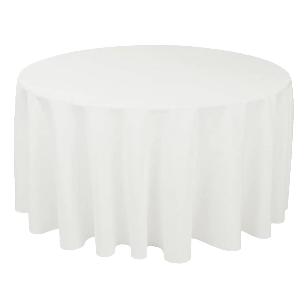 Sparkles Make It Special Leading Linens 10-Pcs 120'' Inch Round Polyester Cloth Fabric Linen Tablecloth - Wedding Reception Rest