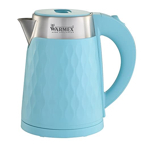 Warmex Home Appliances Boil & Serve 09 With1.8 Litre Capacity | Double Wall Electric Kettle | Stainless Steel Inner Body | Auto 