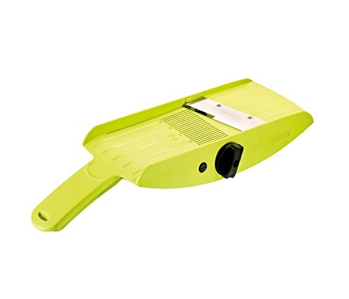 TNS 3000 All-IN-ONE Mandolin Vegetable/Fruit Slicer Julienne Cutter Chopper Juicer - Lime-Black Color
