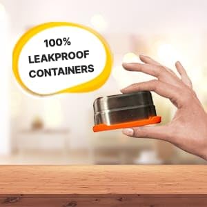 Anas 3-Pack Rectangle Stainless Steel Food Containers With Silicone Lids - Stackable, Leak Proof, Dishwasher Safe, Compact, Idea