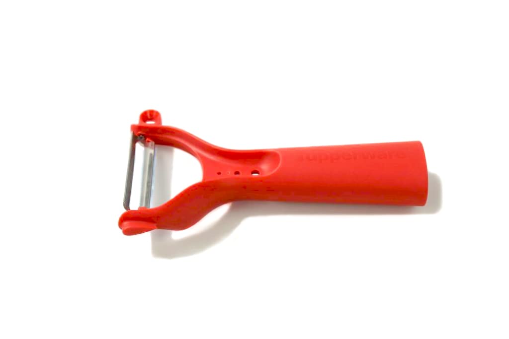 Tupperware Universal Peeler For Vegetables Red