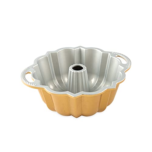 Nordic Ware Anniversary Bundt 6 Cup, Gold