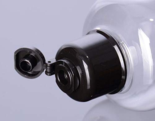 Vasana 300Ml/10Oz Empty Refill Plastic Squeeze Bottles With Black Flip Cap Cosmetic Makeup Essential Oil Water Shampoo Shower Ge