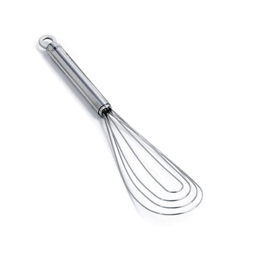 Norpro Krona 11-Inch Stainless Steel Flat Whisk, 11In/28Cm, Silver