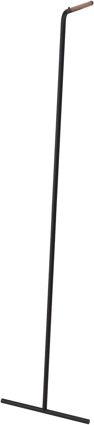Yamazaki Home Leaning Slim Coat Hanger Clothes Rack, Space Saving Steel One Size Black