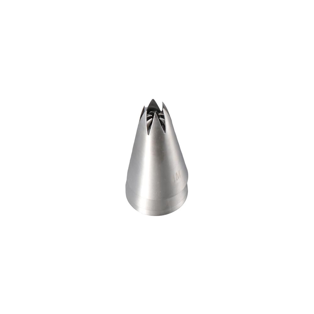 Icing Piping Tip Set Of 3, 1M 2D 2F Cake Cupcake Decorating Tips Stainless Steel Cream Flower Rose Petal Frosting Tip Pastry Noz