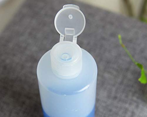 12Pcs Empty Refillable Plastic Bottle - 12Ml Soft Squeezable Flip Lid Bottle Container Jar Vials For Sample Package Cosmetic Makeup Emollient Water Lotion Shower Gel Emulsion Liquid