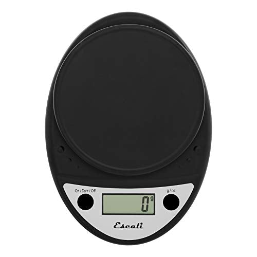 Escali Primo Nsf Listed Digital Scale, 11 Lb/5 Kg, Black (Scdgp11Bk)