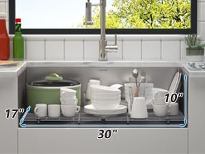 Mensarjor Undermount Kitchen Sink, 304 Stainless Steel Round Corner Single Bowl Deep Kitchen Sinks, 10-Inch Deep Large Bar Sink,