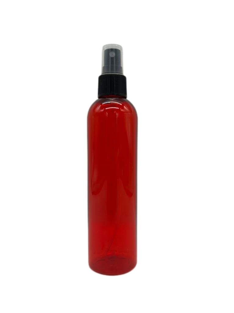 Natural Farms 8 Oz Red Cosmo Plastic Spray Bottles -8 Pack Empty Spray Bottle Refillable - Bpa Free - Essential Oils - Aromather