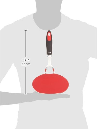 Norpro 1417R Grip-Ez Flexible Pancake Spatula Red, 33.5Cm X 16Cm X 13Cm
