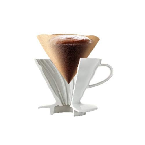 Lot Of 3X100 Filters For Coffee Machines American White Book - Hario V60 02 - Vcf-02-100W Import From Japan