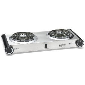 Better chef Stainless Steel Dual Electric Burner(D0102H7YPYU)