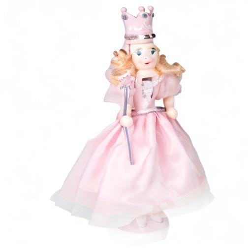 Clever Creations Sugar Plum Fairy 14 Inch Traditional Wooden Nutcracker, Festive Christmas D  cor for Shelves and Tables