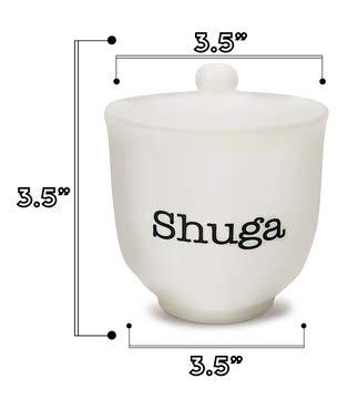 Twerp Sugar Bowl | Cute Ceramic Shuga Dish With Lid | Perfect Hostess Gift Or Housewarming Gift
