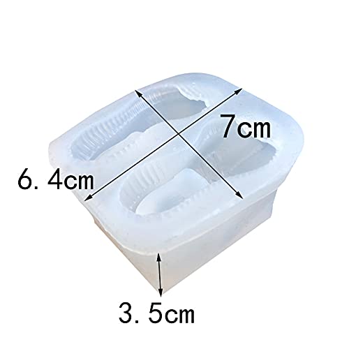 Cestony Mini Shoe Shape Silicone Molds For Diy Cake Fondant Biscuit Cookies Soap Sugar Pudding Chocolate Hard Candies Dessert Ca