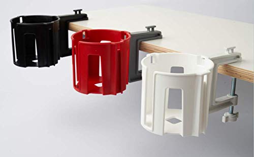 Cup-Holster - The Best Anti-Spill Cup Holder For Your Desk Or Table (White, 1)