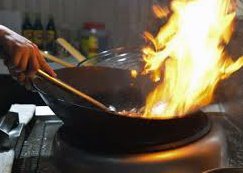 Sunrise 14 Inch Hong Kong Style Wok -Round Bottom + 17 Inch Wok Shovel