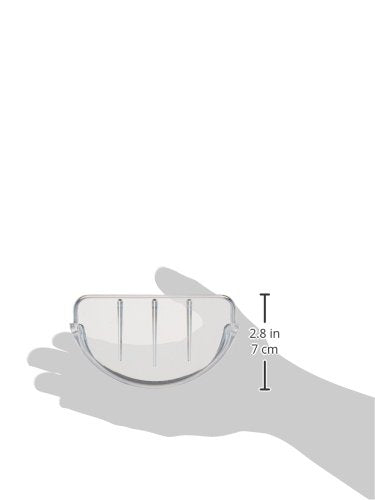 EZ-FLO Clear Plastic Soap Dish, Model 15204, Bathroom Replacement Accessory, Durable Design