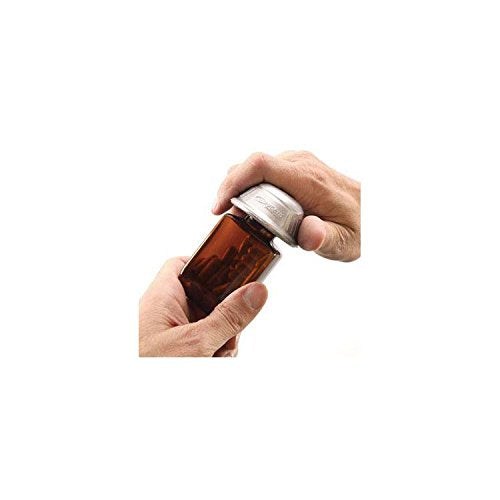 Dycem Pill Bottle Opener Silver