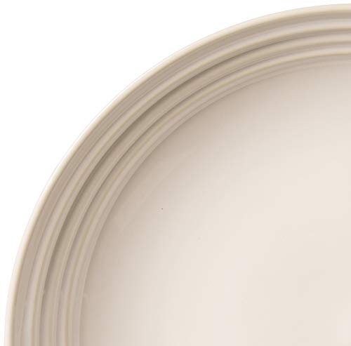 Le Creuset Stoneware Pasta Bowls Set of 4, 9.75" - White, Durable & Stylish Dining Essential