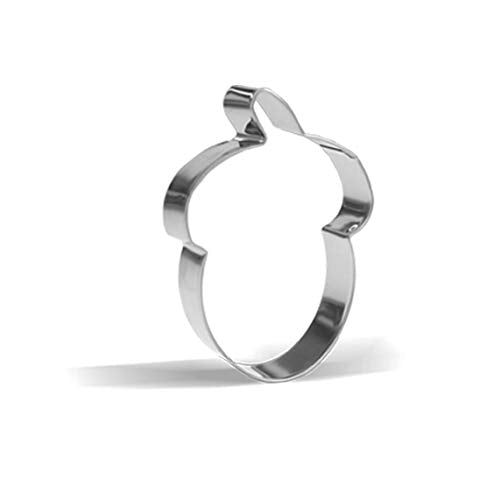 4 Inch Acorn Cookie Cutter - Stainless Steel