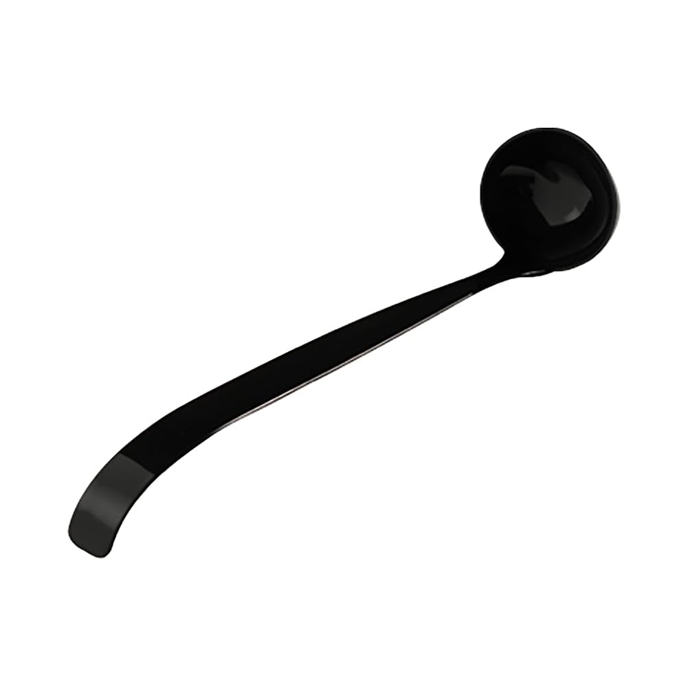 EMI Yoshi Black Plastic Party Tray 2 Oz Ladle