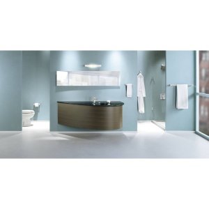 Moen Yb8808Ch 90 Degree Modern Double Post Pivoting Toilet Paper Holder, Chrome
